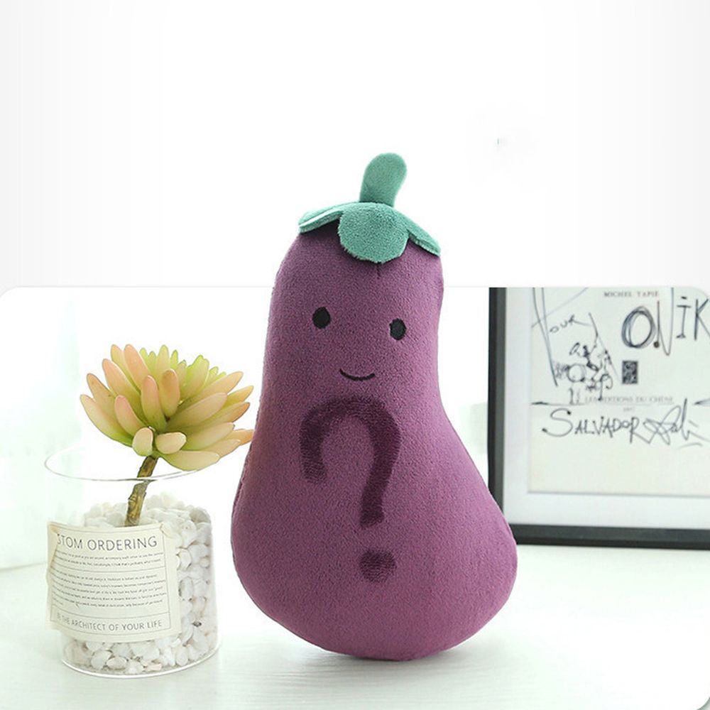 Đồ chơi nhồi bông hình quả cà tím ngộ nghĩnh