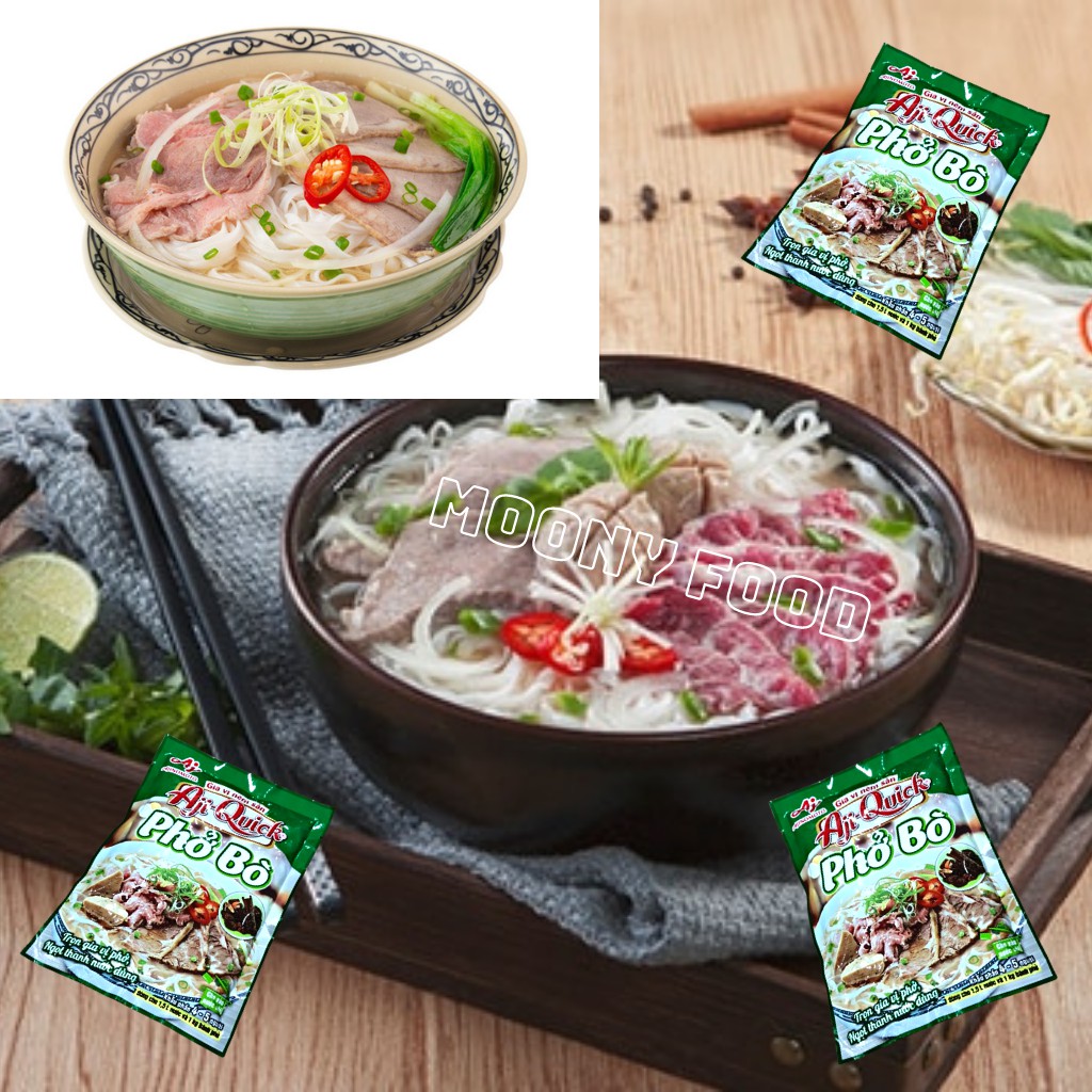 Gói Gia Vị Nấu Phở Aji Quick Gia Vị Nêm Bò Gói 57G