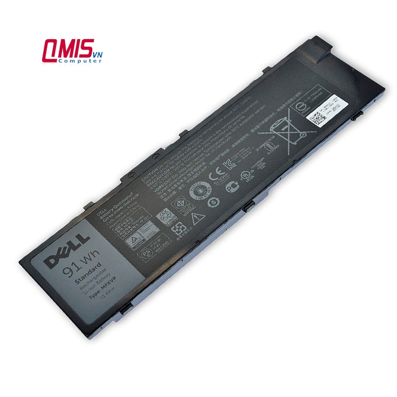 Pin laptop Dell Precision 15 7510 17 7710 M7710, 0FNY7 0RDYCT T05W1 MFKVP - 7710 91WH (ZIN) - 9 CELL