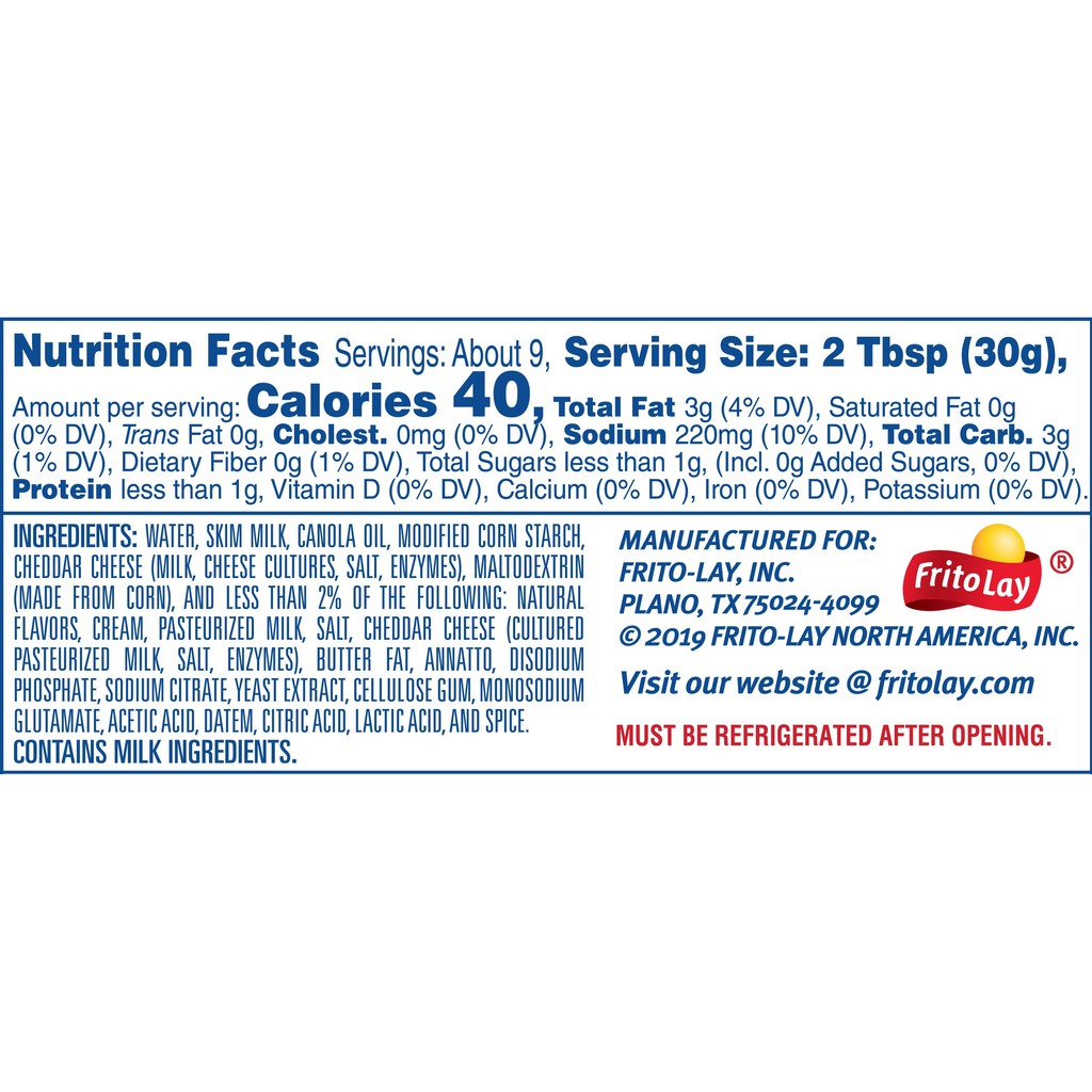 PHÔ MAI HỦ FRITOS CHEDDAR 225gram