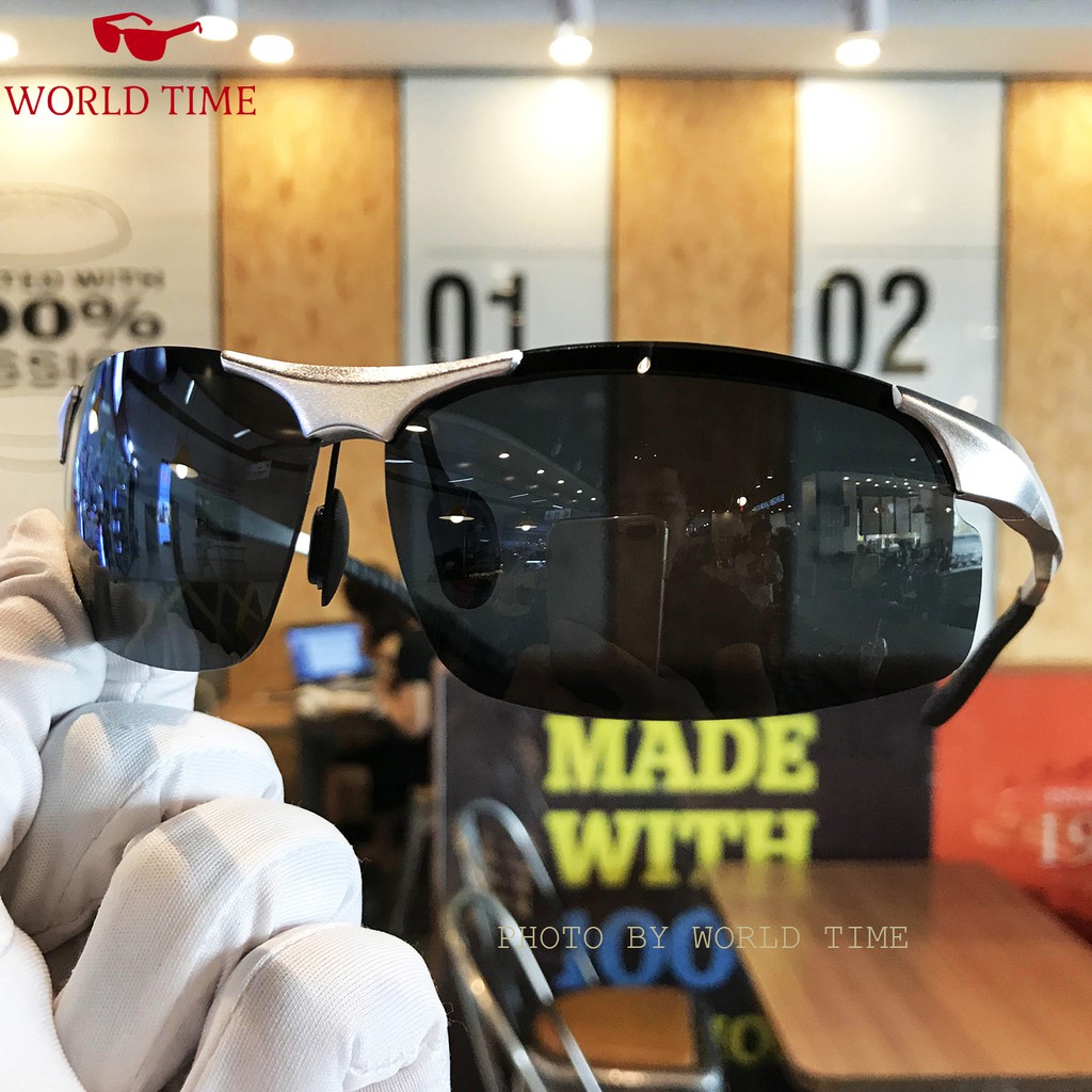 Kính mát nam cao cấp P3281 [ Tặng Hộp + Thẻ BH 12 Tháng ] - Tròng Polarized Cường lực - Gọng nhôm cao cấp