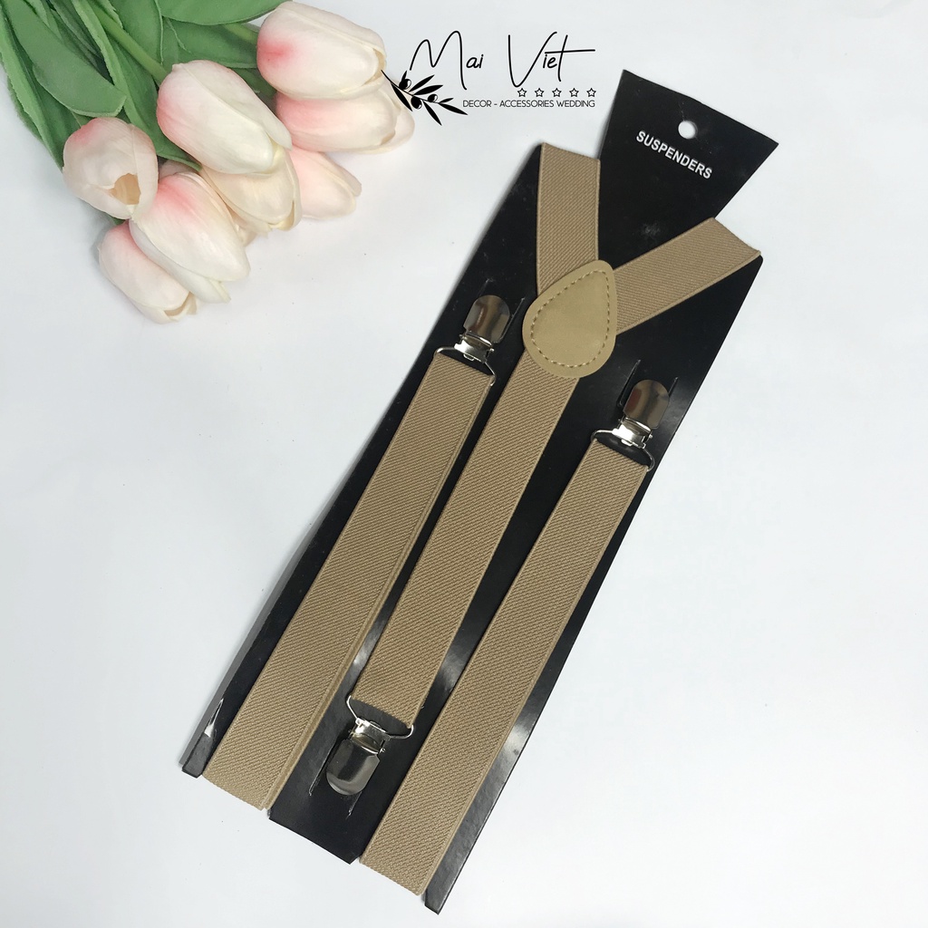 Đai chữ y , đai giữ áo sơ mi, bản rộng 2cm, chiều dài thay đổi được theo từng người