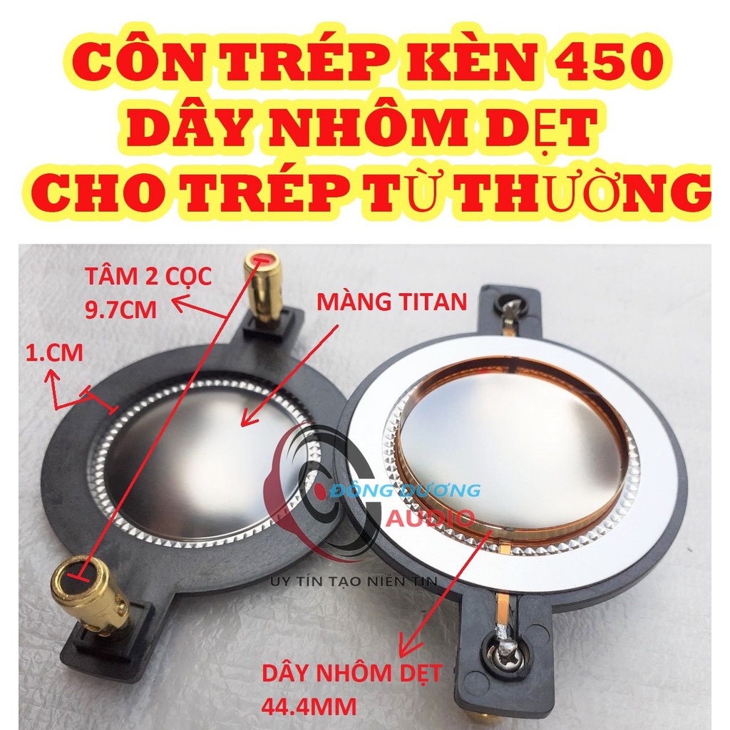 HÀNG SỊN - COIL LOA TRÉP 450 DÂY ĐỒNG DẸT CÓ CỌC - COIL 44.4MM