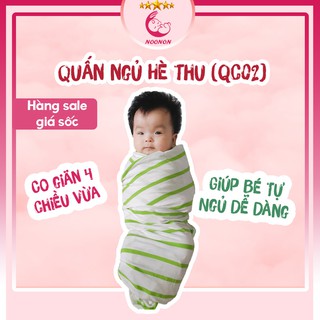 Quấn Chũn Gía Rẻ💖𝑭𝑹𝑬𝑬𝑺𝑯𝑰𝑷💖 Quấn Nhộng Chũn NOONON Giúp Bé Ngủ Ngon - Khăn Quấn Em Bé Sơ Sinh Tới 2 Tháng QC01
