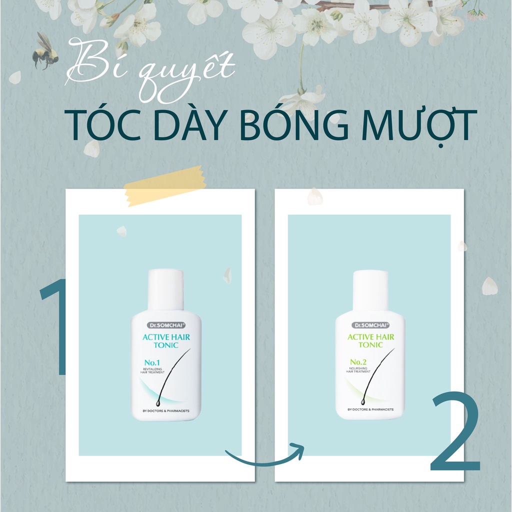 Serum Tẩy Tế Bào Chết Da Đầu Dr.Somchai Active Hair Tonic No.1-30ml