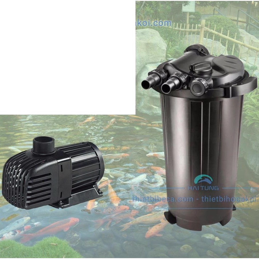 Thùng lọc hồ Koi ATMAN EF có đèn UV