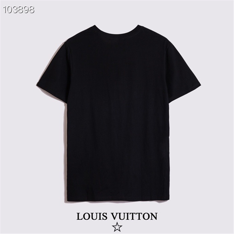 Áo thun ngắn tay cổ tròn in hình gấu phản quang LV thời trang cho cặp đôi mã 2262