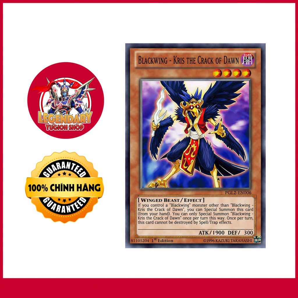 [EN][Thẻ Bài Yugioh Chính Hãng] Blackwing - Kris The Crack Of Dawn