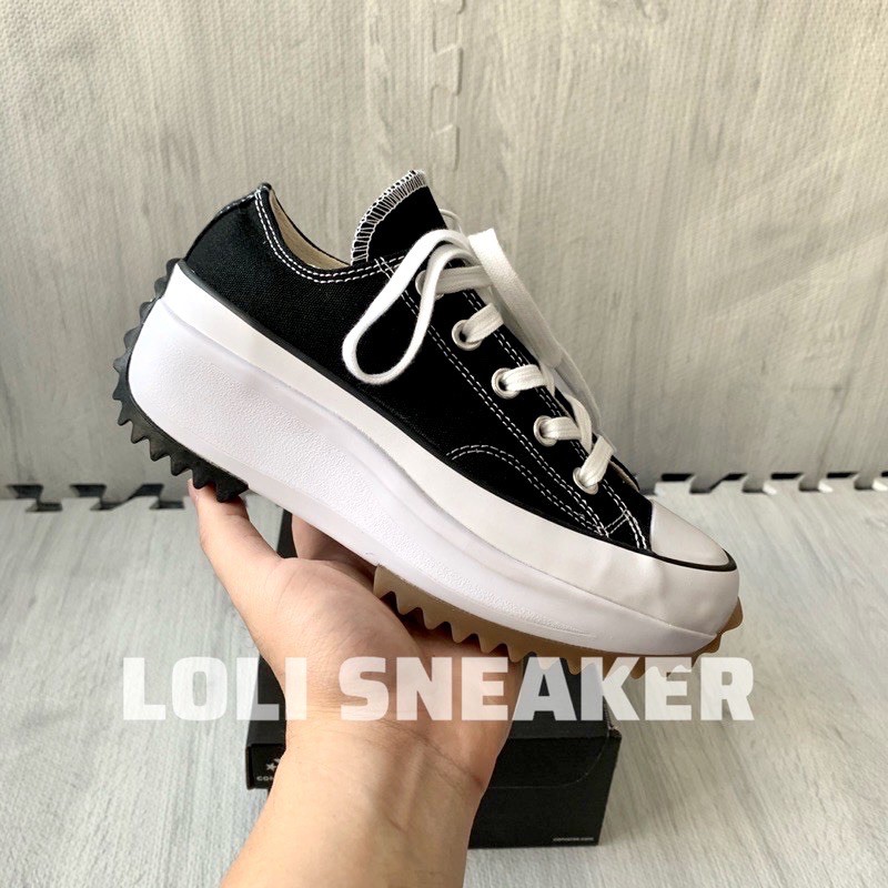(Loli Store) Giày CVS x JW Anderson Run Star Hike - Đen - Thấp cổ - Chất lượng tiêu chuẩn