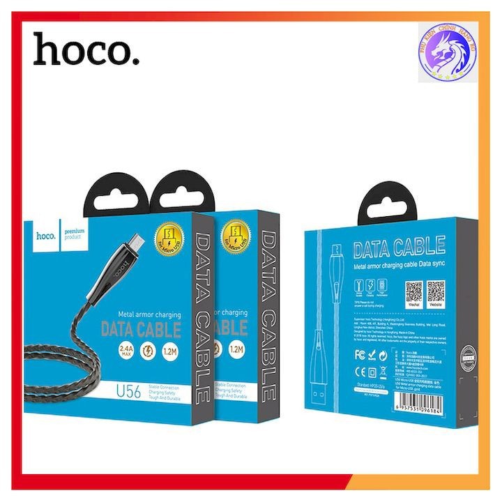 CÁP SẠC nhanh hoco U56 MICRO 2.4A