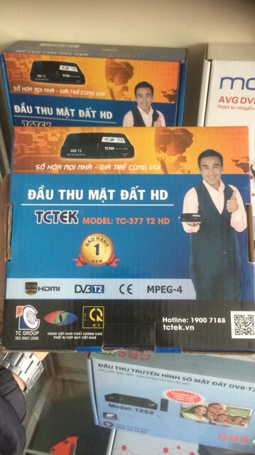 Đầu Thu DVB T2 TCTEK377 T2HD Chính Hãng -Truyền Hình Số Mặt Đất DVB-T2 miễn Phí