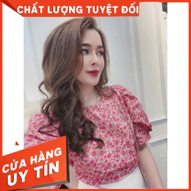 Áo hoa -áo hoa nhí Zara tay phồng, phù hợp với mọi dáng người, màu hot, đổi trả trong vòng 7 ngày ྇