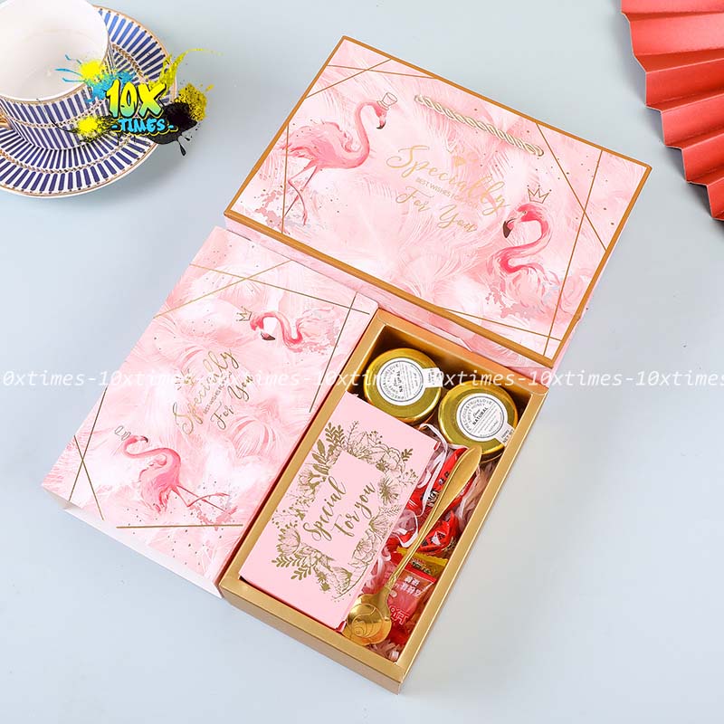 set túi hộp quà 16*9*5cm đựng son nước hoa trang sức phụ kiện  socola  tặng sinh nhật bạn gái bạn trai đối tác,valentine