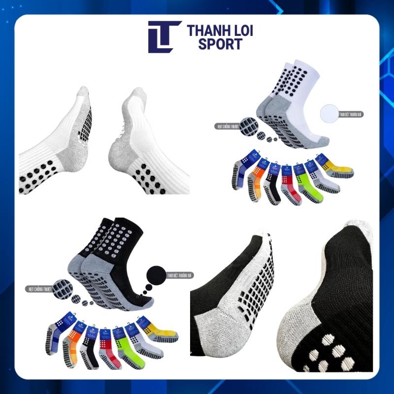 Tất chống trơn, vớ chống trơn thể thao bóng đá, bóng chuyền, bóng rổ nhiều màu