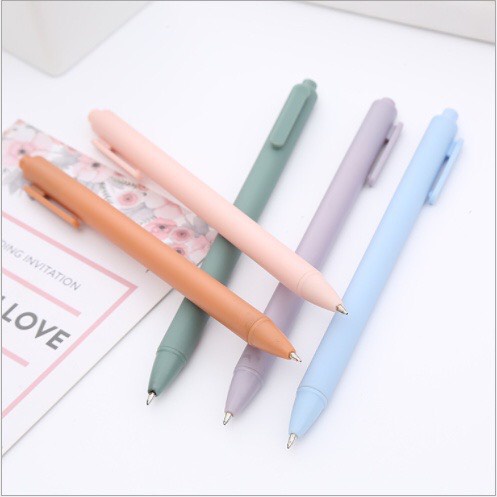Bút gel đen ngòi 0,5mm - vỏ nhiều màu
