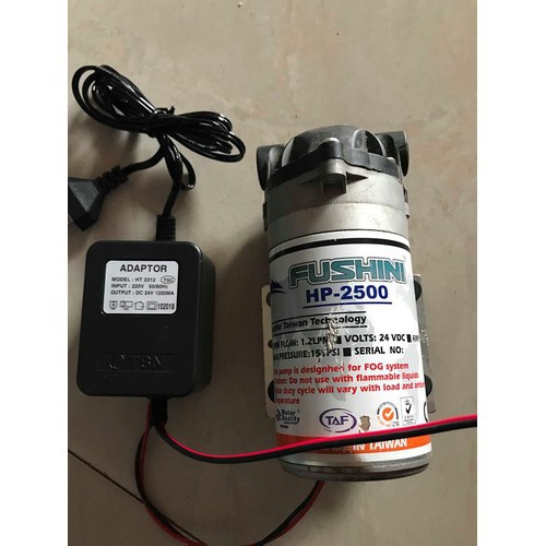 Máy phun sương Đài loan-HP2500 + nguồn 24vol -Fushini