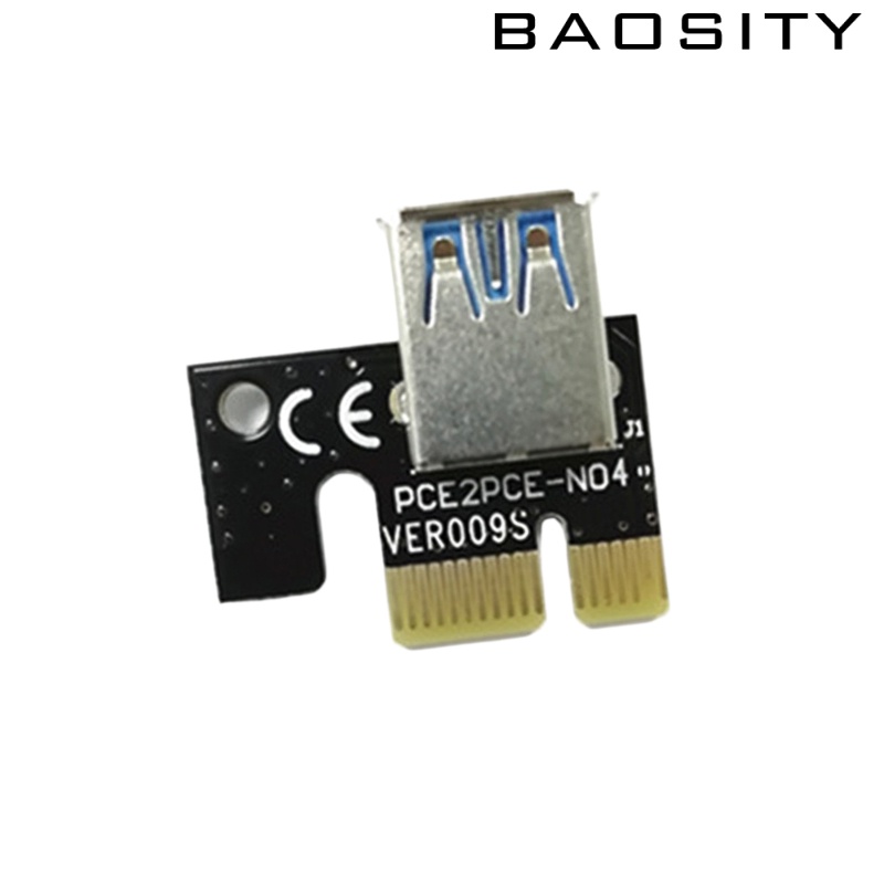 [BAOSITY]USB Graphics Card Riser Card PCI-E 1X To 16X Mining Adapter Accessory
