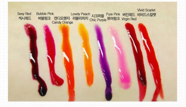 [Chính hãng ]Son xăm môi Hàn Quốc Berisom Chu My Lip Tint Pack# Vivid scalet -Màu cam đỏ