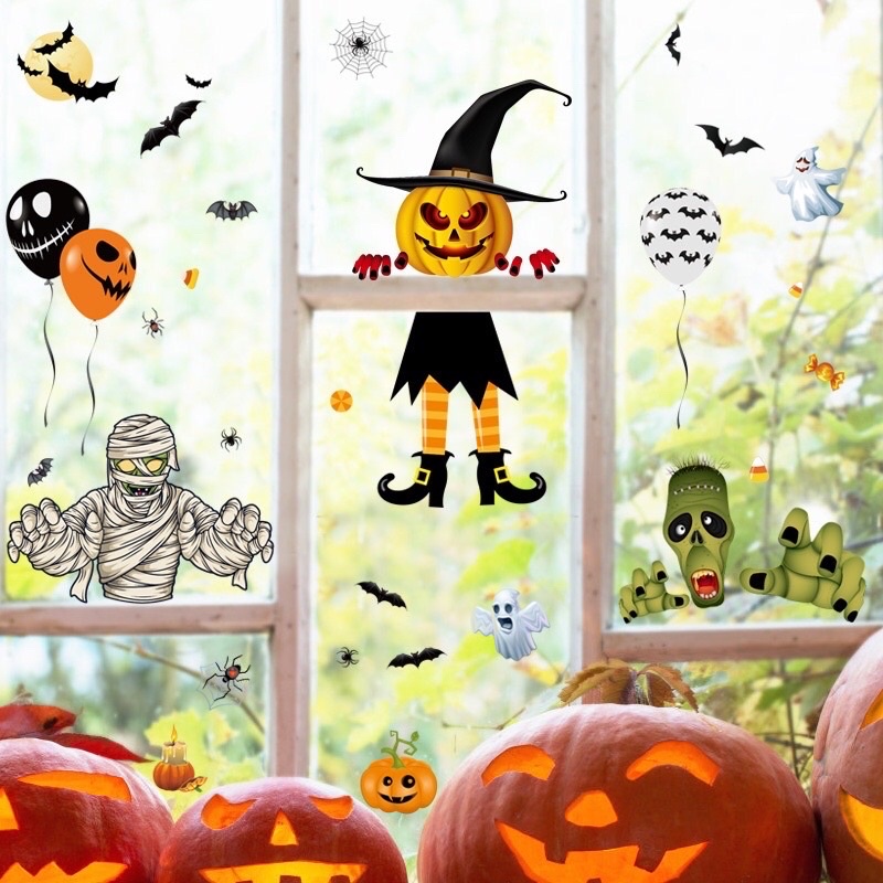 Decal trang trí Halloween