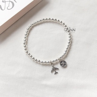 Lắc tay bi charm máy bay