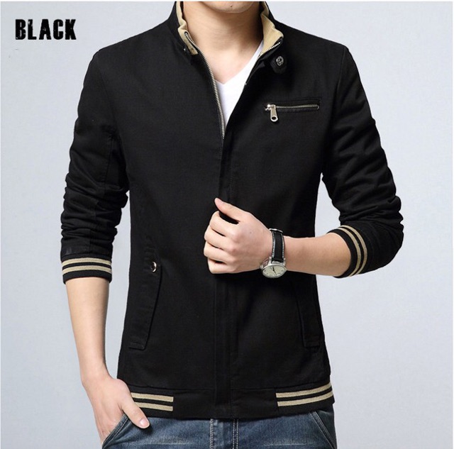 Áo khoác kaki nam có lót size M L xL