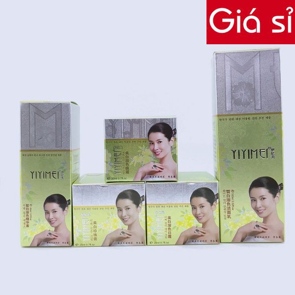 YIYIMEI 5 SẢN PHẨM BỘ MỸ PHẨM MỜ NÁM TRẮNG DA