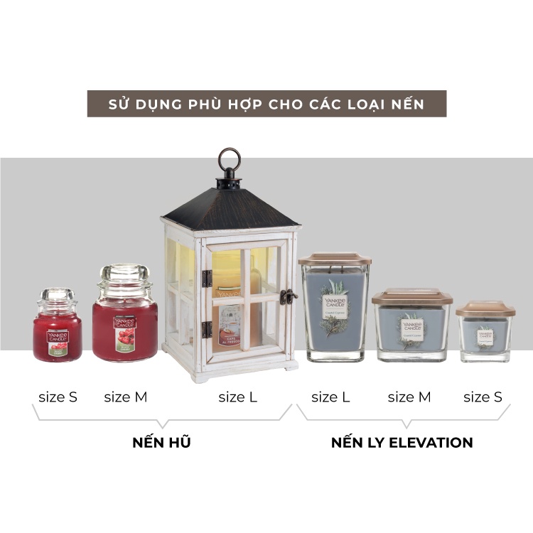 Đèn đốt nến Yankee Candle (mẫu tùy chọn)