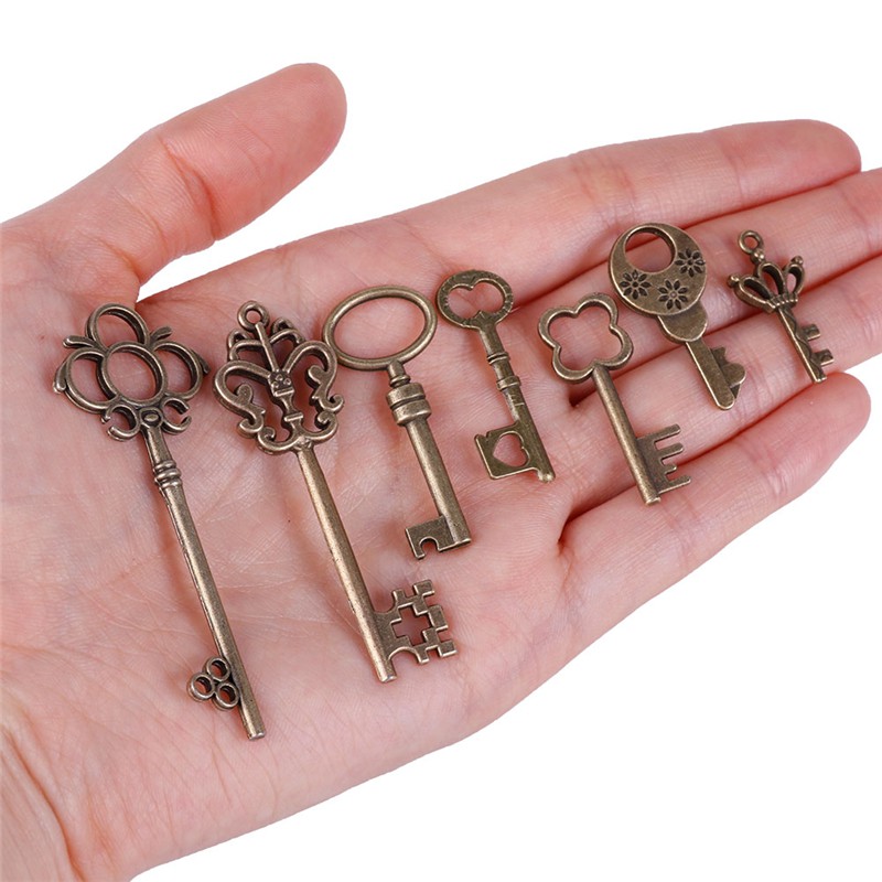 Set 100 Chìa Khóa Đồng Dùng Làm Đồ Trang Sức Handmade
