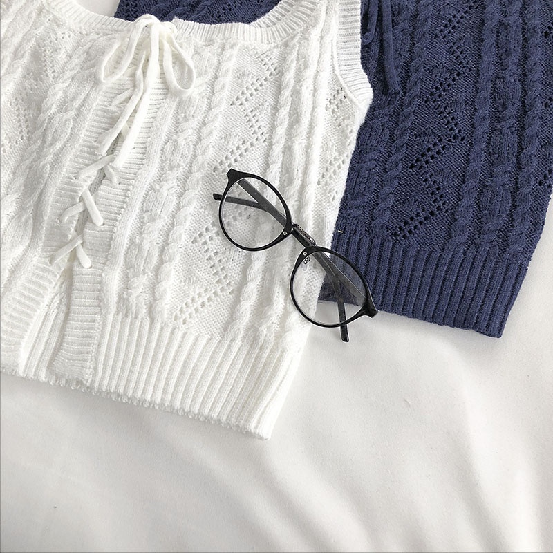 Áo ba lỗ đan dây DA464