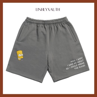 Quần bart short pants grey linhlyxauth