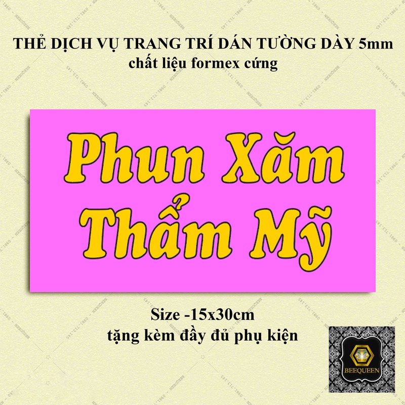 Album Thẻ Quảng Cáo Dịch Vụ Tiệm Spa - Nail - Mi