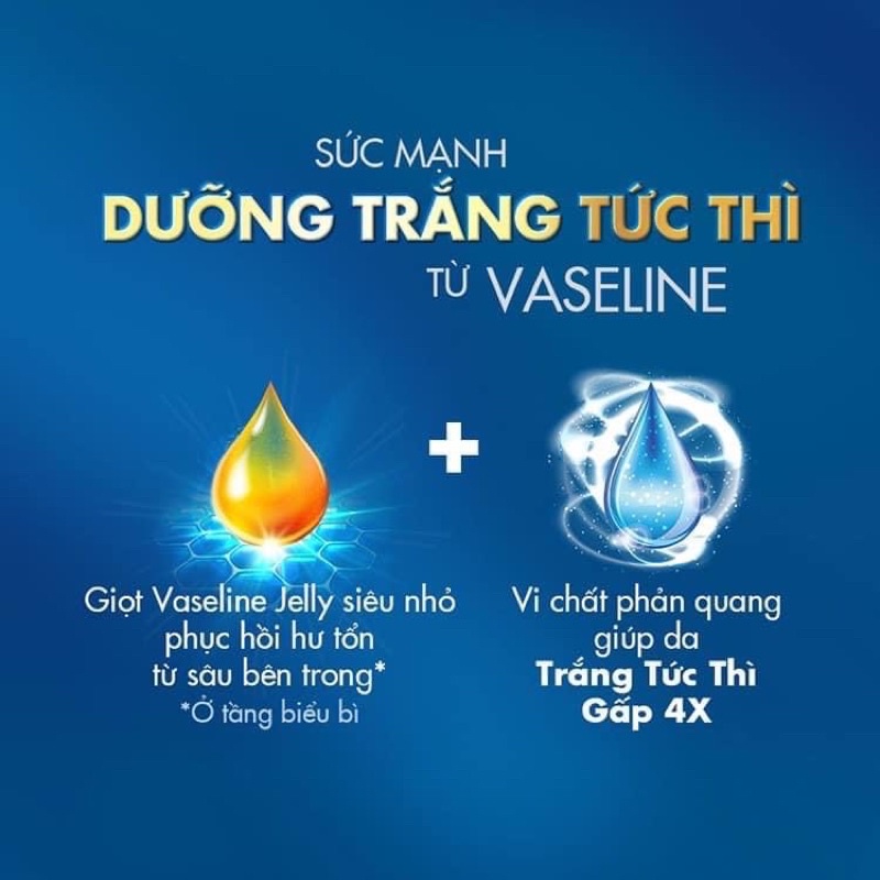 01 Chai Sữa Dưỡng Thể Vaseline Healthy Bright 550ml Có Vòi 4x Đêm Chính Hãng Thái Lan