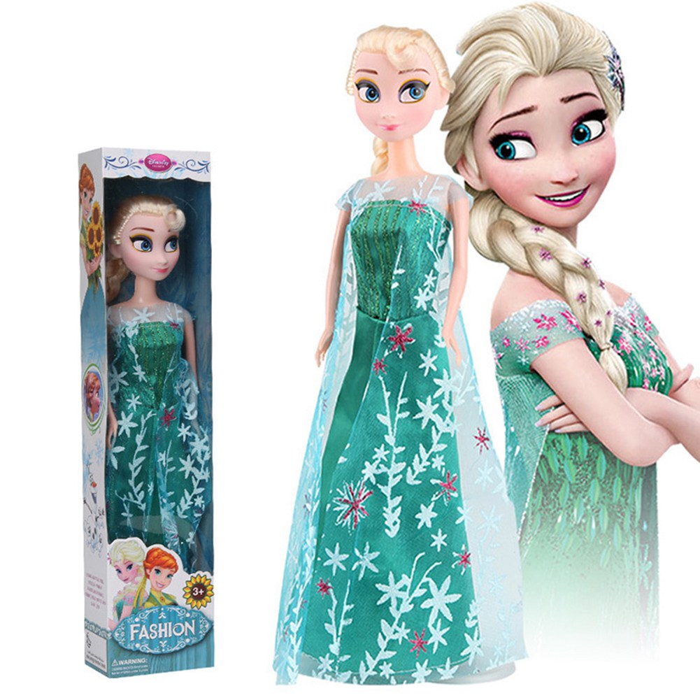 Búp bê công chúa Anna Elsa 28cm kiểu dáng dễ thương
