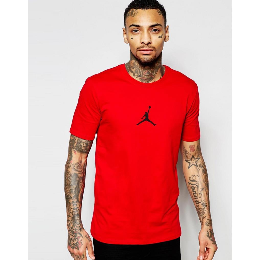 (SỈ 35K) ÁO THUN NAM ĐỎ LOGO THỂ THAO