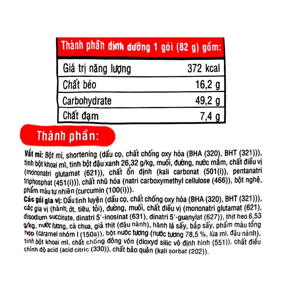 Thùng 30 gói mì Đệ Nhất thịt bằm 82g