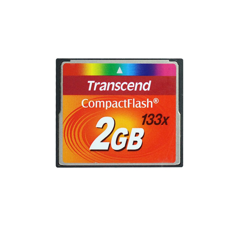 Thẻ nhớ CF card Transcend công nghiệp 2GB 133x, chuyên dùng cho máy CNC, PLC, cơ khí chính xác