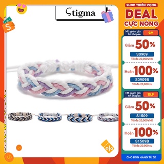 Vòng Tay Dây Bện Thủ Công Phong Cách Boho Phụ Kiện Thời Trang Nam Nữ Handmade size nhỏ - Stigma