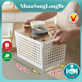 Khay nhựa Pháp dáng cao Song Long 2617 thiết kế thông minh đựng đồ đa năng_Buôn Rẻ 01158