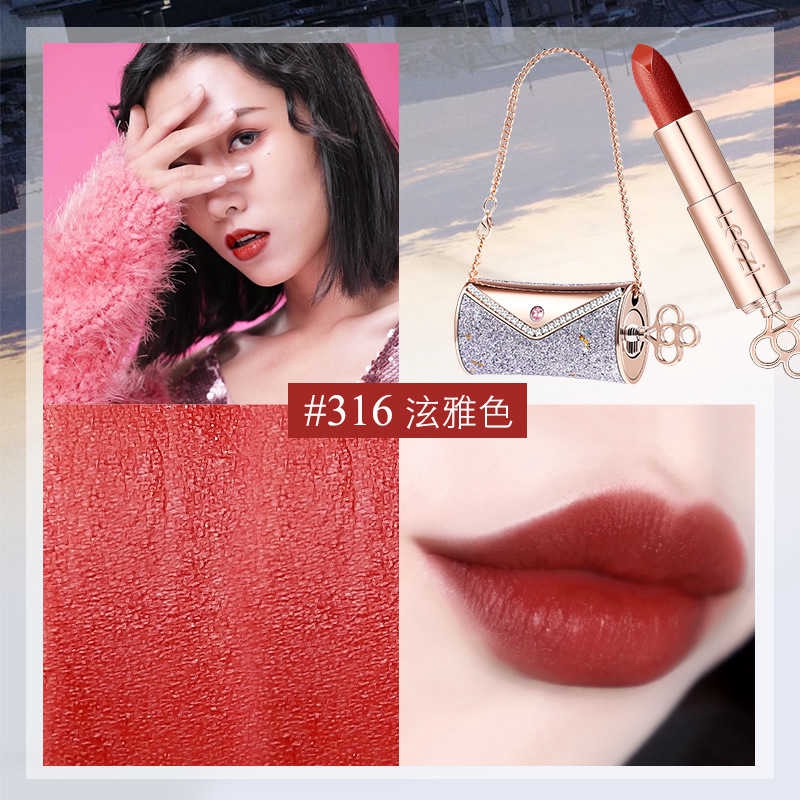 Son môi Leezi màu nhung bóng dưỡng ẩm trang điểm hiệu quả | BigBuy360 - bigbuy360.vn