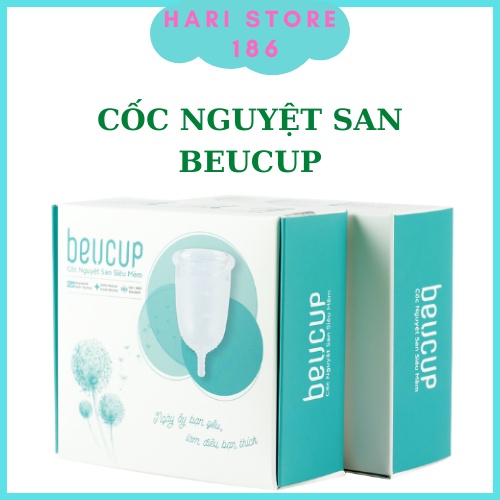 Cốc nguyệt san beucup silicol Y TẾ wacker đức chính hãng siêu mềm chống tràn thay thế bang vệ sinh đạt chuẩn FDA hoa kỳ