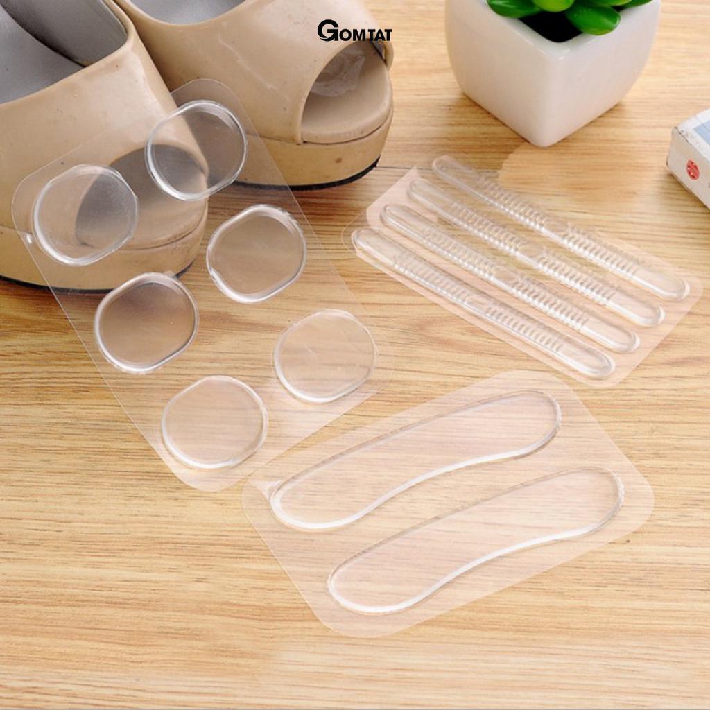Miếng dán lót giày GOMTAT chât liệu silicon giảm đau, chống tuột gót chân - DEMSILI-HAN-9001