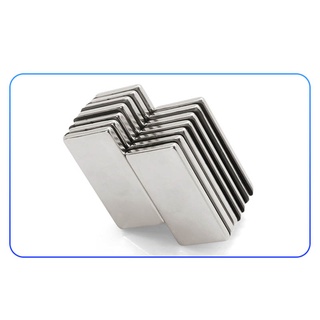 Nam châm đất hiếm 40x20x2/3/4/5mm mạ Niken
