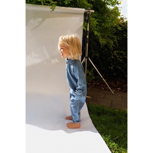 Jumsuit Bé Trai Denim Cổ Đức ZR