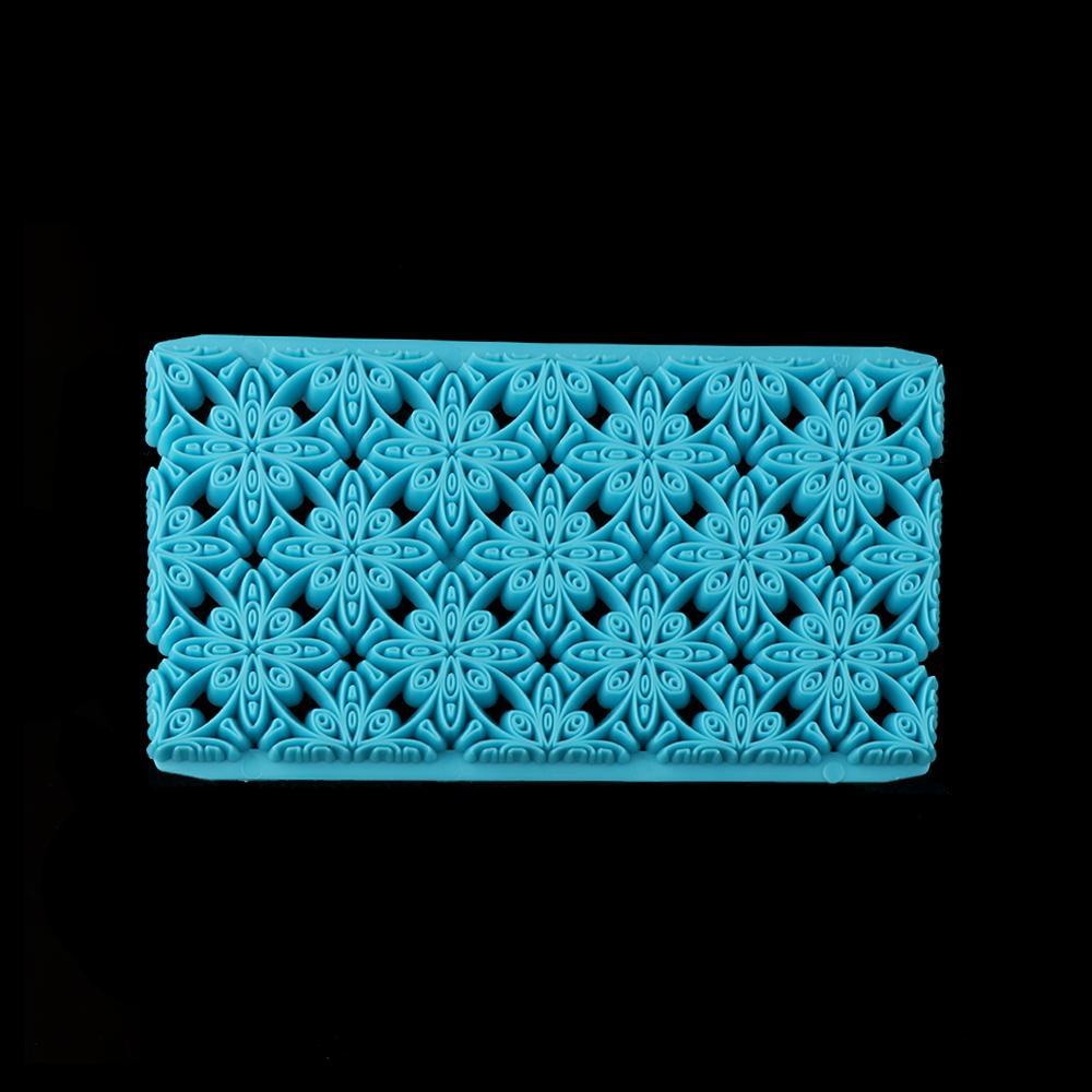 DIACHAVN Khuôn Dập Nổi Họa Tiết Lá Cây / Trái Tim Trang Trí Bánh Kem