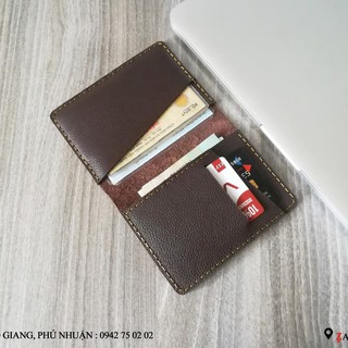 Ví mini da bò handmade - tonyshop
