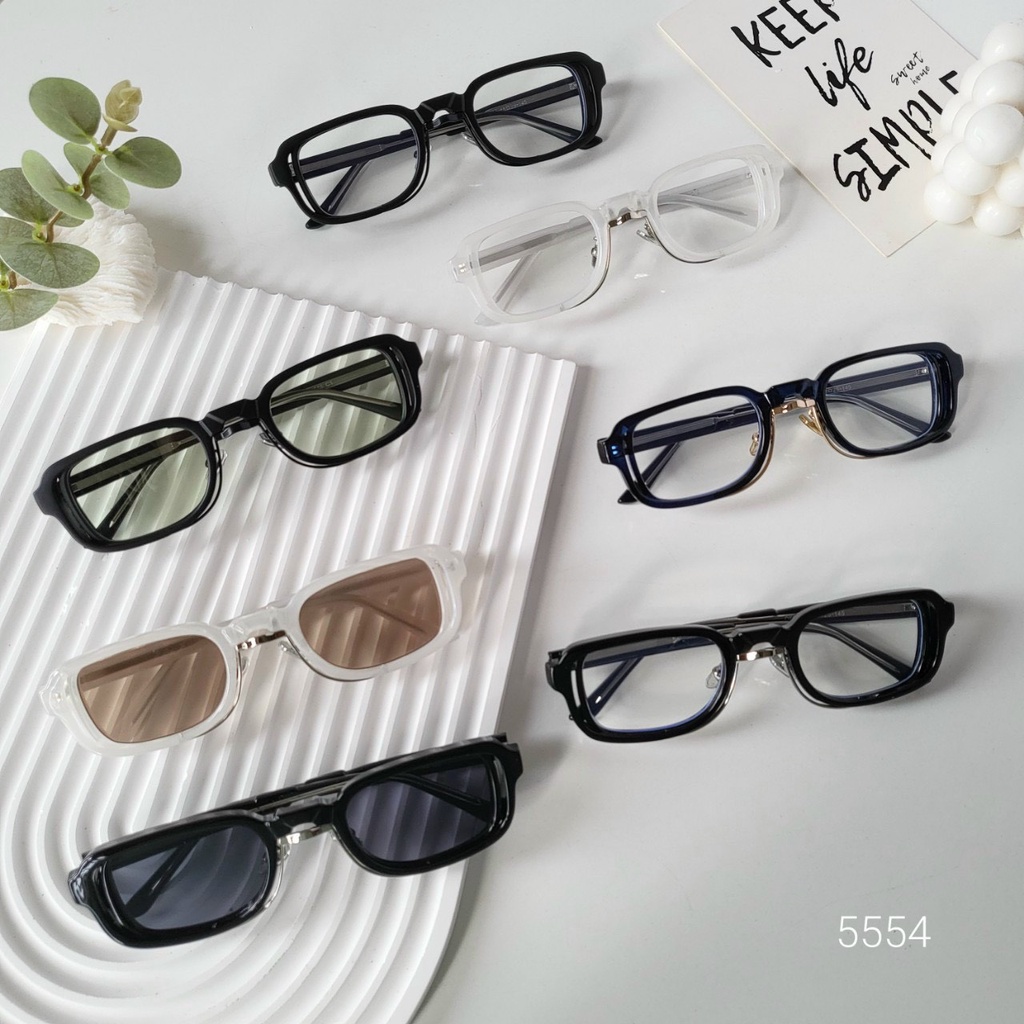 Kính mắt thời trang nam nữ 𝐊𝐮𝐛𝐨𝐫𝐚𝐮𝐦 𝐍𝟏𝟐 chống tia UV chống ánh sáng xanh 𝐎𝐅𝟓𝟓𝟓𝟒