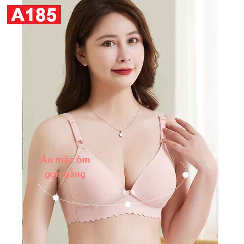 Áo lót ngực bầu cho bé con bú SU ĐÚC không gọng nâng ngực đồ lót chip bà bầu 185