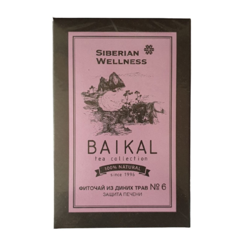 [Trà gan mật N6] Trà thảo mộc Siberian Baikal tea collection.Herbal teaN6 - Trà gan mật Siberian - 30 túi - Date T9/2022