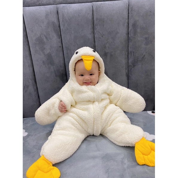 Body suit liền thân hình con vịt siêu ấm siêu cưng