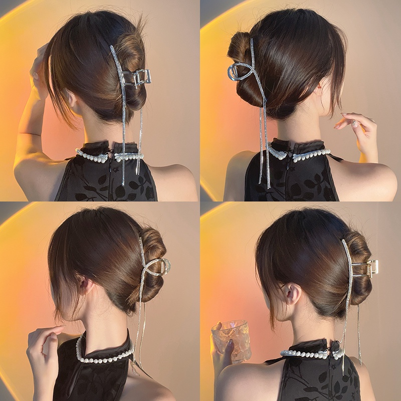 Kẹp Tóc Kim Loại Hình Cá Mập Độc Đáo